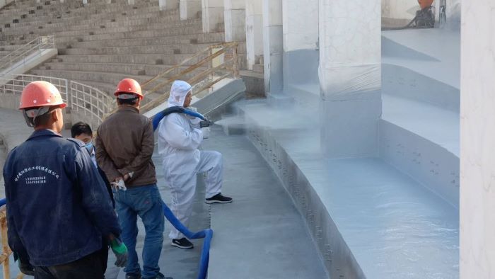 體育看臺(tái)防水噴涂 體育看臺(tái)防水噴涂